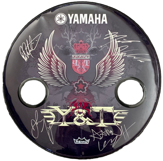 The Actual First Y&T Graphic Bass Drum Head That I Toured With From 2007 through 2010