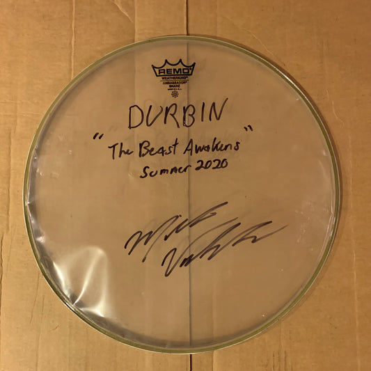 14" Snare Drum Bottom Drumhead Used on the DURBIN - The Beast Awakens Album.